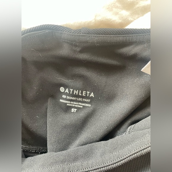 ATHLETA rib skinny leg pant bundle of 2 black and gray small tall length - Picture 7 of 11